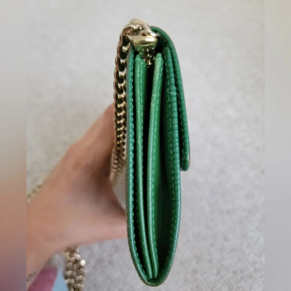 LV Green Epi Leather Long Wallet - Picture 9 of 12